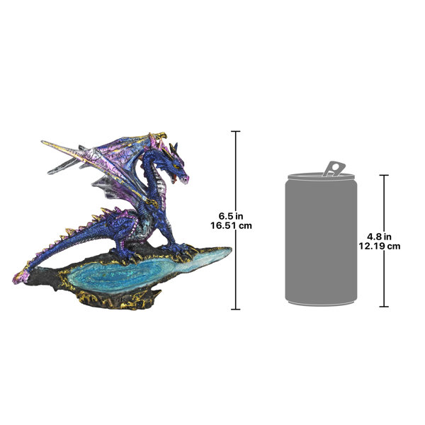 Guardian of the Geode Purple Dragon Figurine 11.5cm main image 1